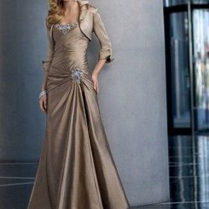 VM Collection BY Mori Lee grey dress with jacket